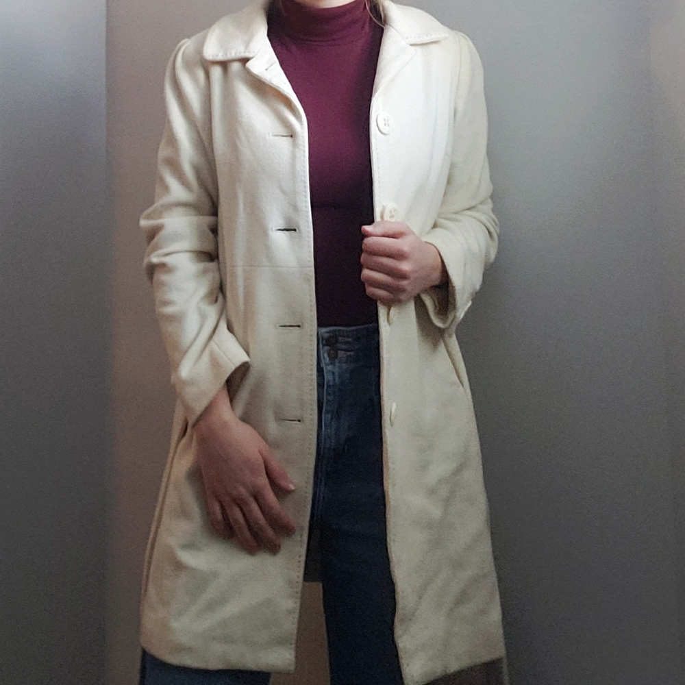 Cream Meron Pea Coat
